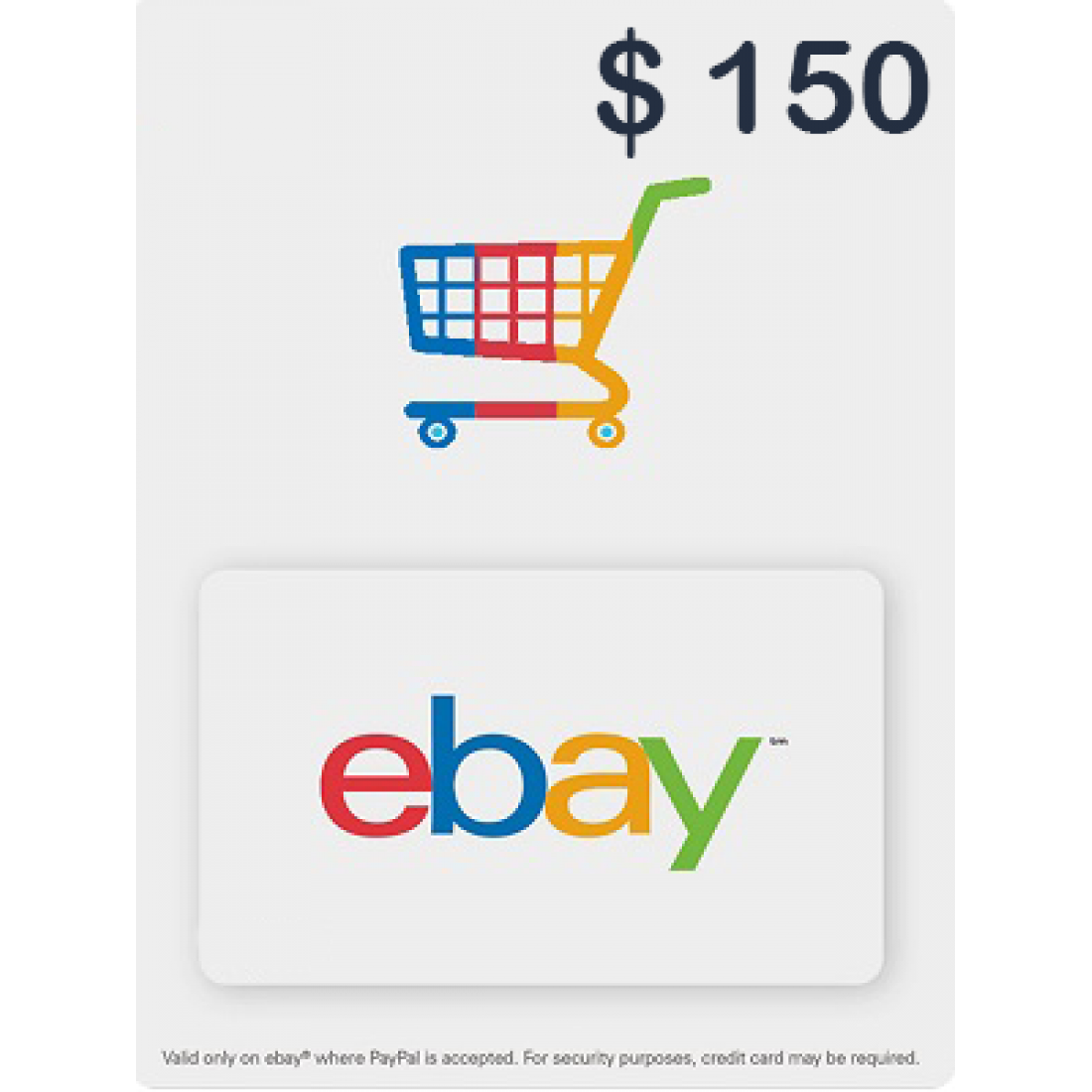 EBay GiftCard - $150